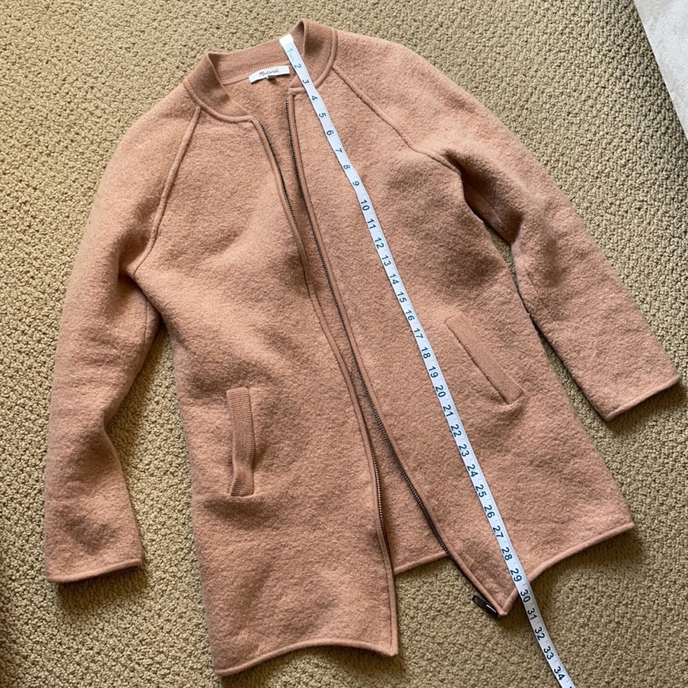 Madewell bomber sweater jacket - Picture 8 of 9